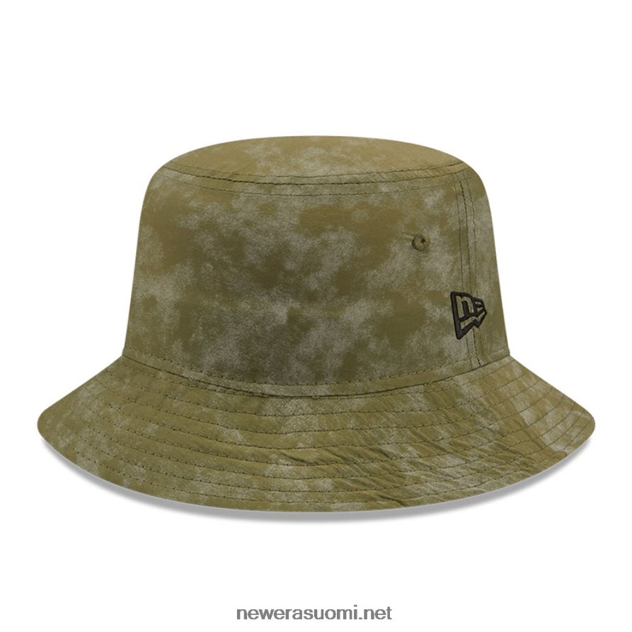 New Eranew york yankees texture tie dye khaki bucket hat4V266L2299