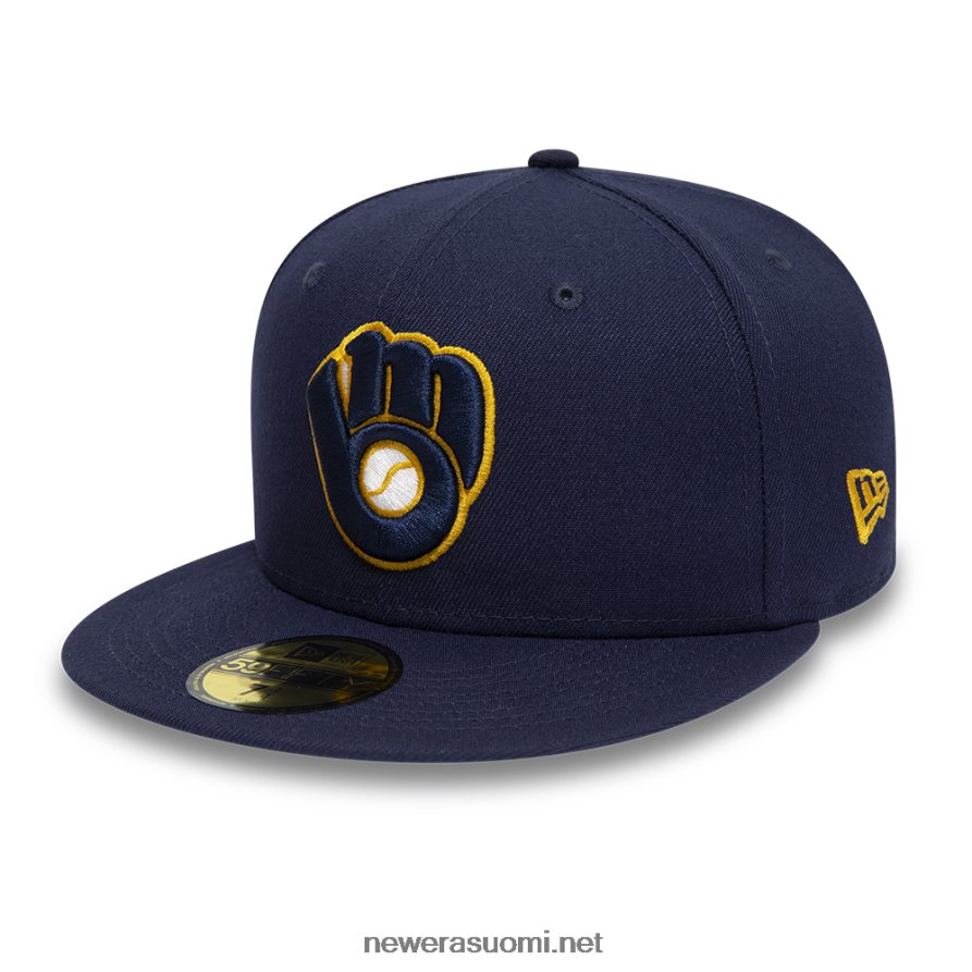 New EraMilwaukee Brewers ac perf navy 59fifty cap4V266L795