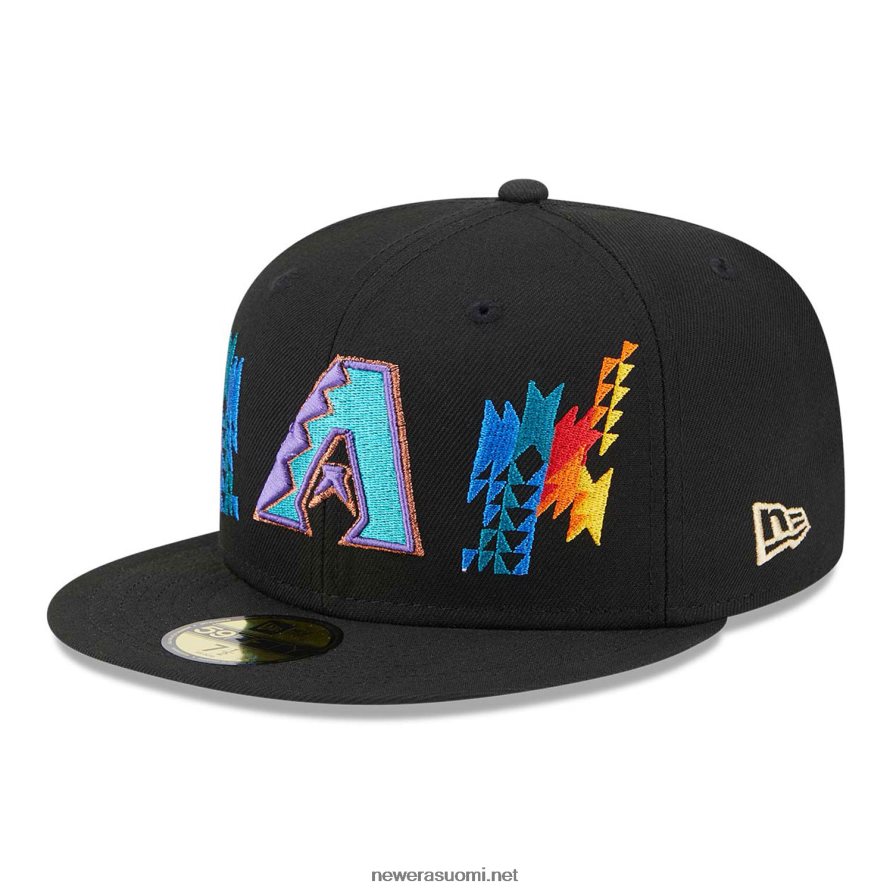 New Eraarizona diamondbacks lounaan musta 59fifty varustettu lippalakki4V266L1122