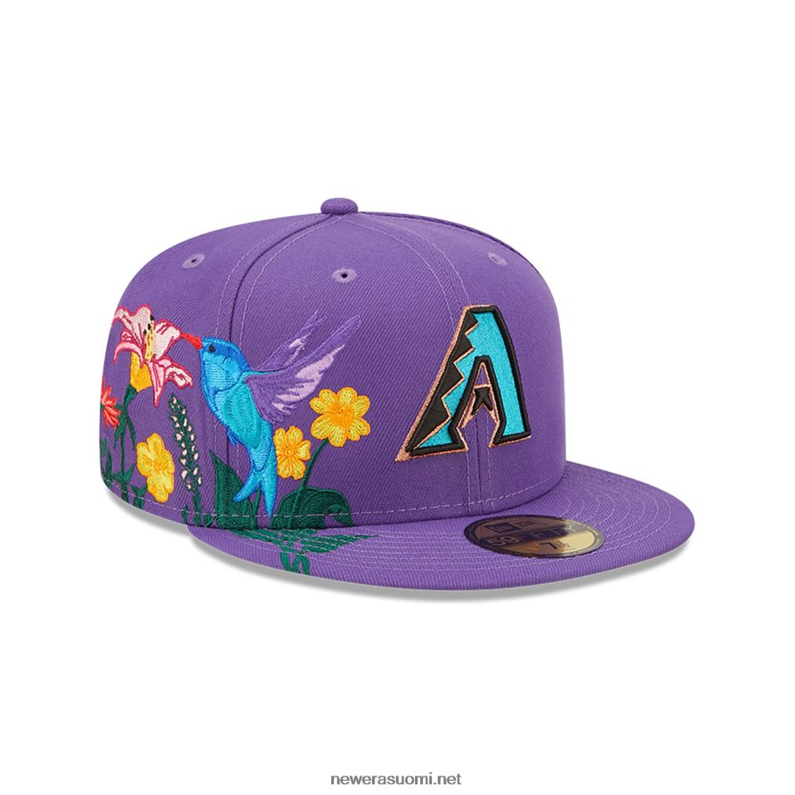 New Eraarizona diamondbacks mlb kukkiva violetti 59fifty varustettu lippalakki4V266L32