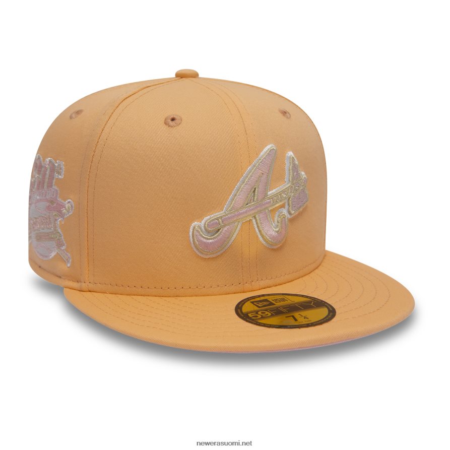 New Eraatlanta braves 30 vuotta persikka 59fifty istuva lippalakki4V266L42