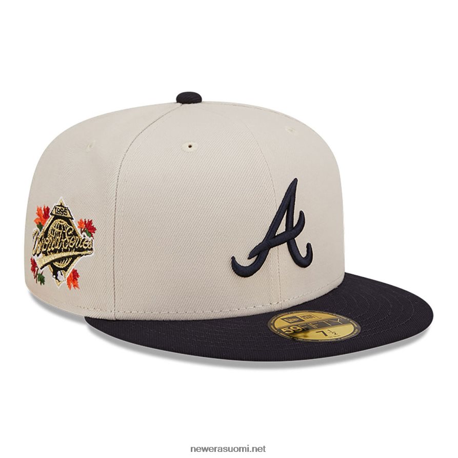 New Eraatlanta braves fall klassinen valkoinen 59fifty istuva lippis4V266L1190