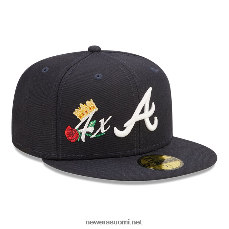 New Eraatlanta braves mlb crown champs navy 59fifty varustettu lippalakki4V266L955