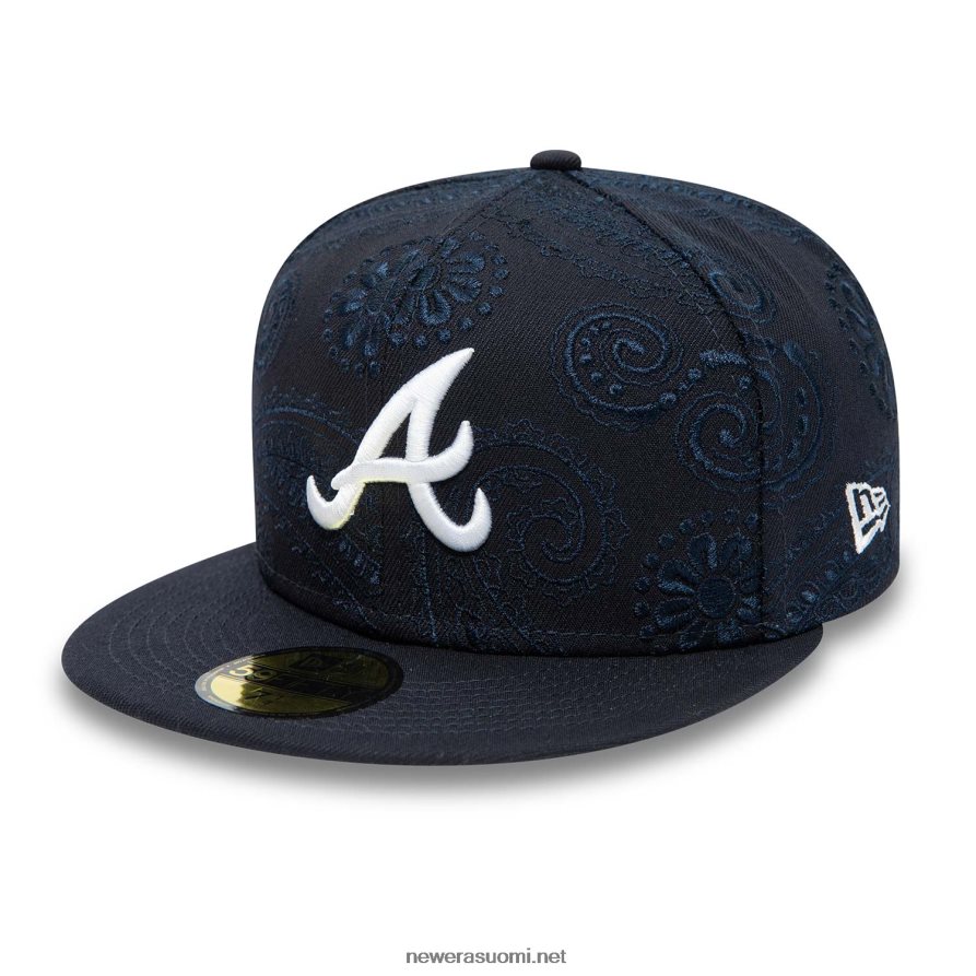 New Eraatlanta braves mlb swirl blue 59fifty varustettu korkki4V266L526