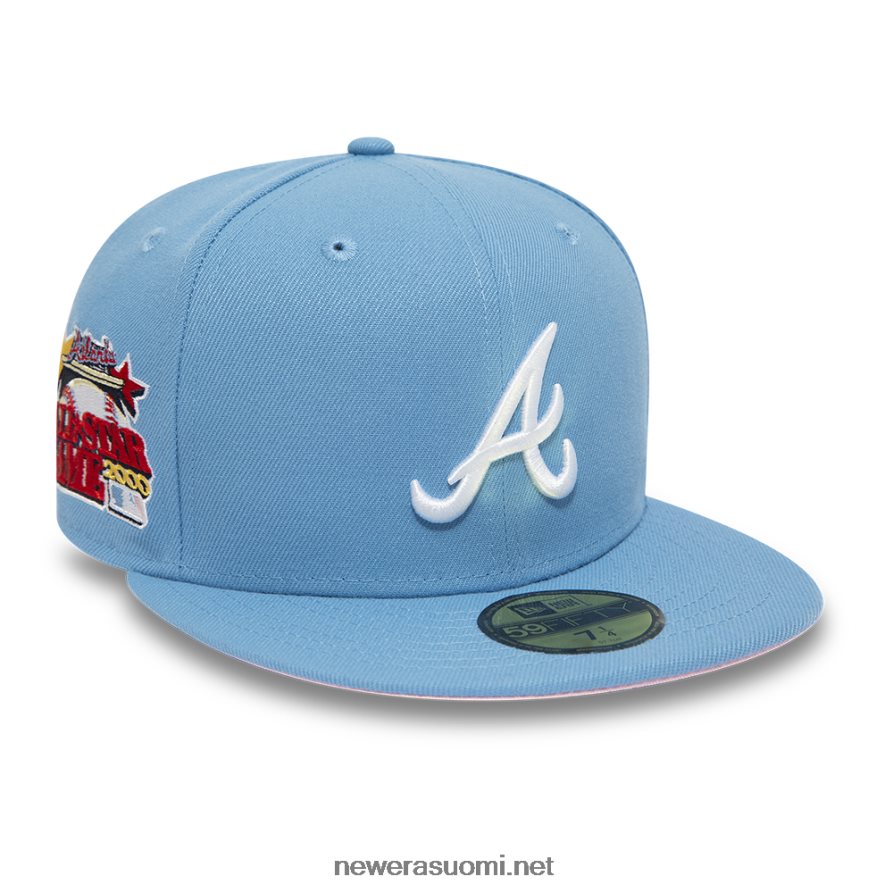 New Eraatlanta braves pastellinsininen 59fifty istuva lippalakki4V266L1266