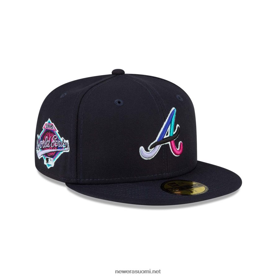 New Eraatlanta braves polarlights navy 59fifty varustettu lippalakki4V266L635