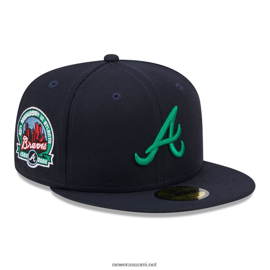 New Eraatlanta braves state tartan navy 59fifty varustettu lippalakki4V266L874