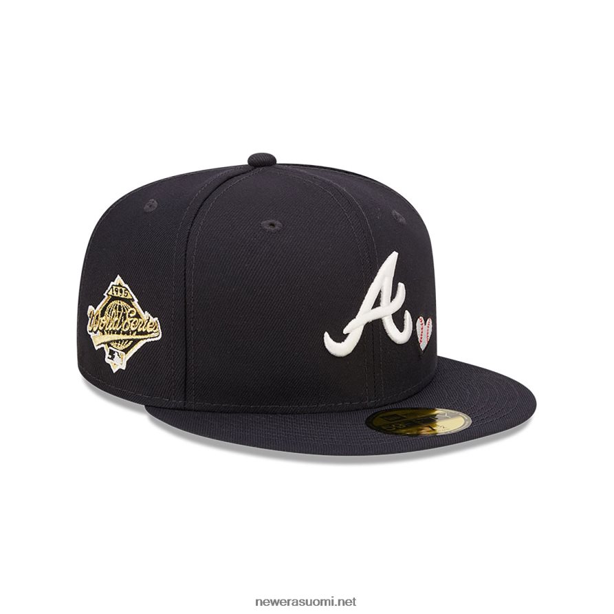 New Eraatlanta braves team heart blue 59fifty istuva lippis4V266L655