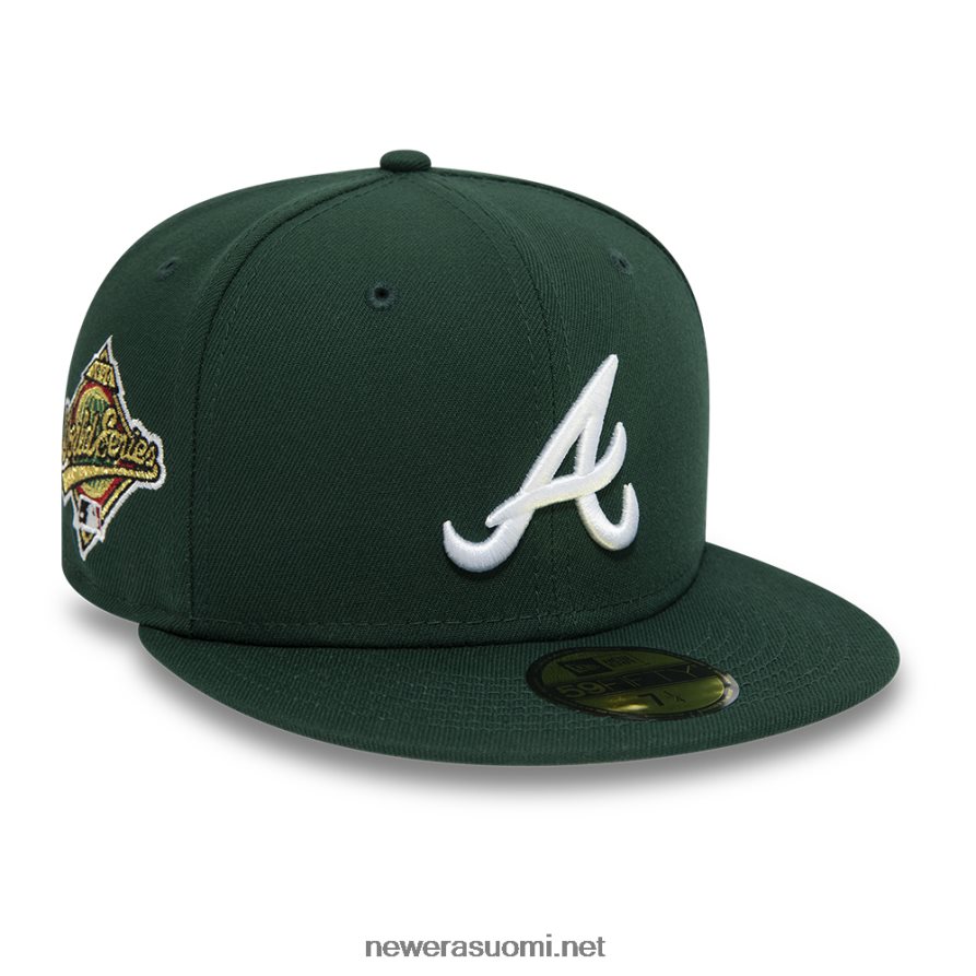 New Eraatlanta braves tummanvihreä 59fifty istuva lippalakki4V266L1142