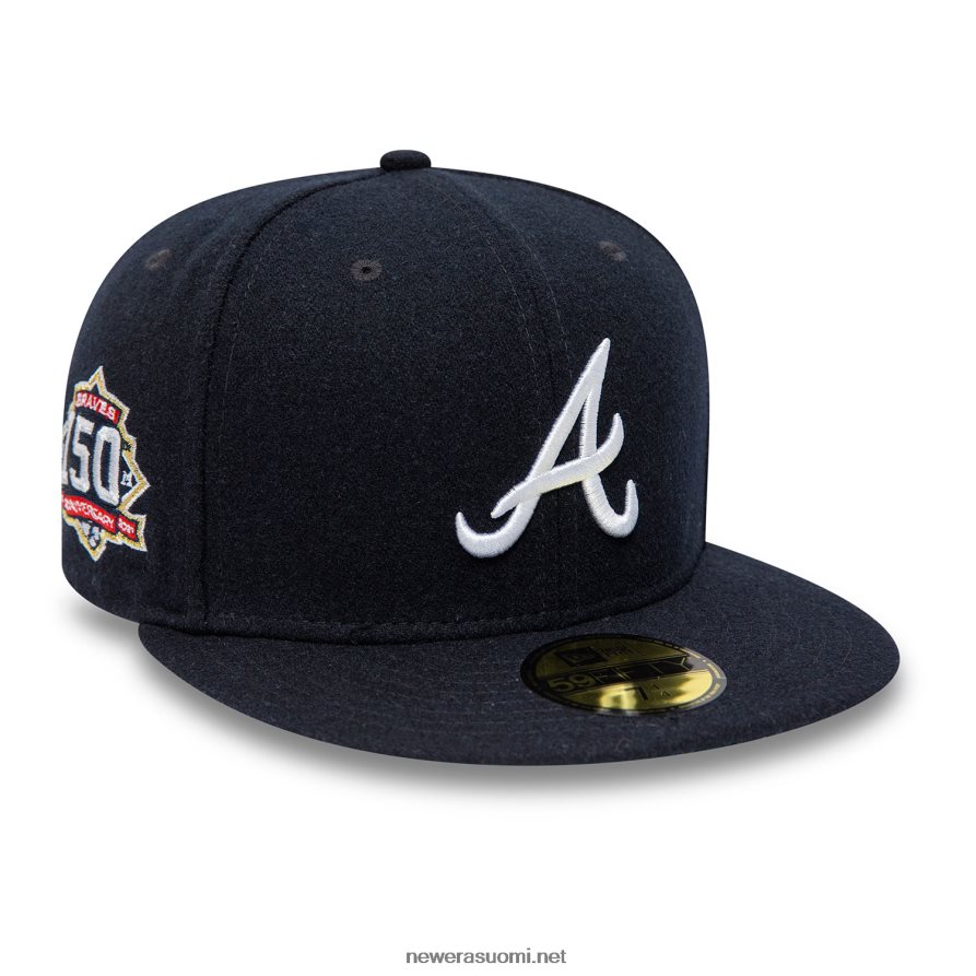 New Eraatlanta braves vuosipäivä villa navy 59fifty istuva lippalakki4V266L82