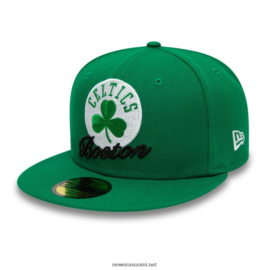 New Eraboston celtics kaksoislogo vihreä 59fifty varustettu lippis4V266L1106