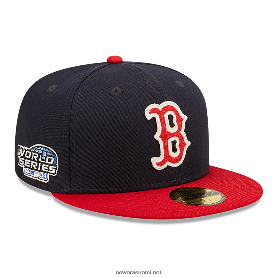 New Eraboston red sox ne letterman navy 59fifty varustettu lippalakki4V266L647