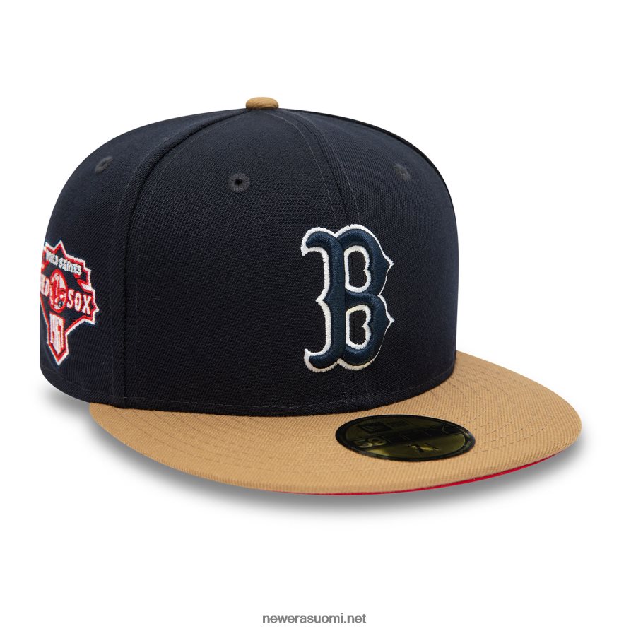 New Eraboston red sox ruska kontrastivisiiri navy 59fifty varustettu lippis4V266L518