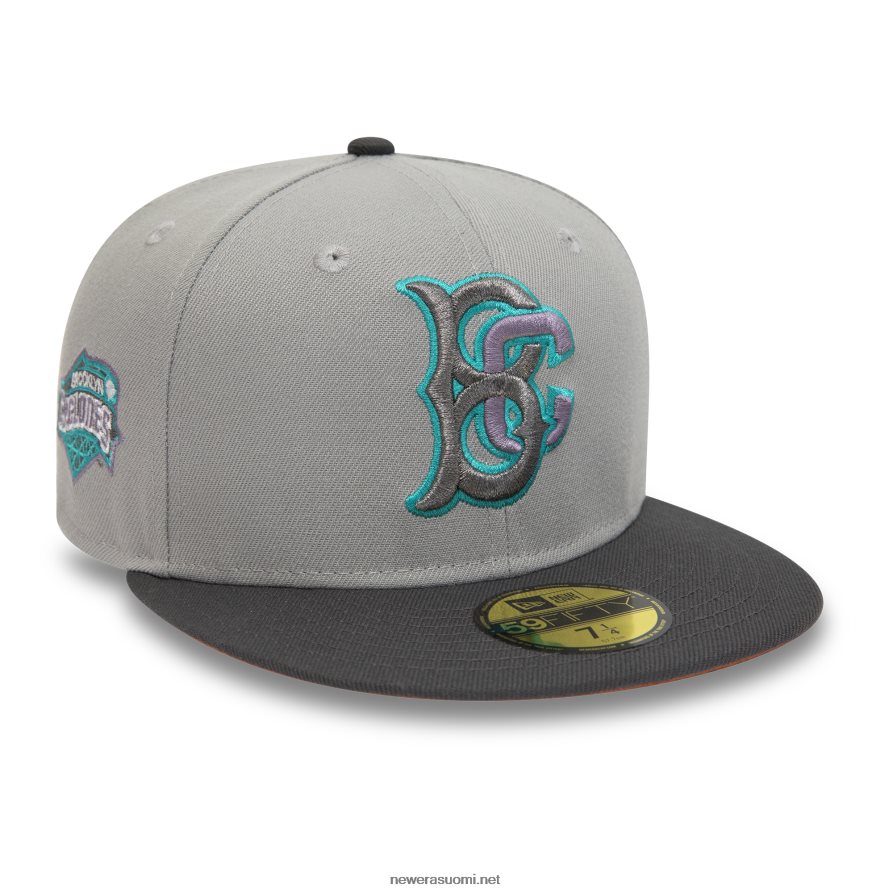 New Erabrooklyn cyclones milb grey 59fifty varustettu korkki4V266L104