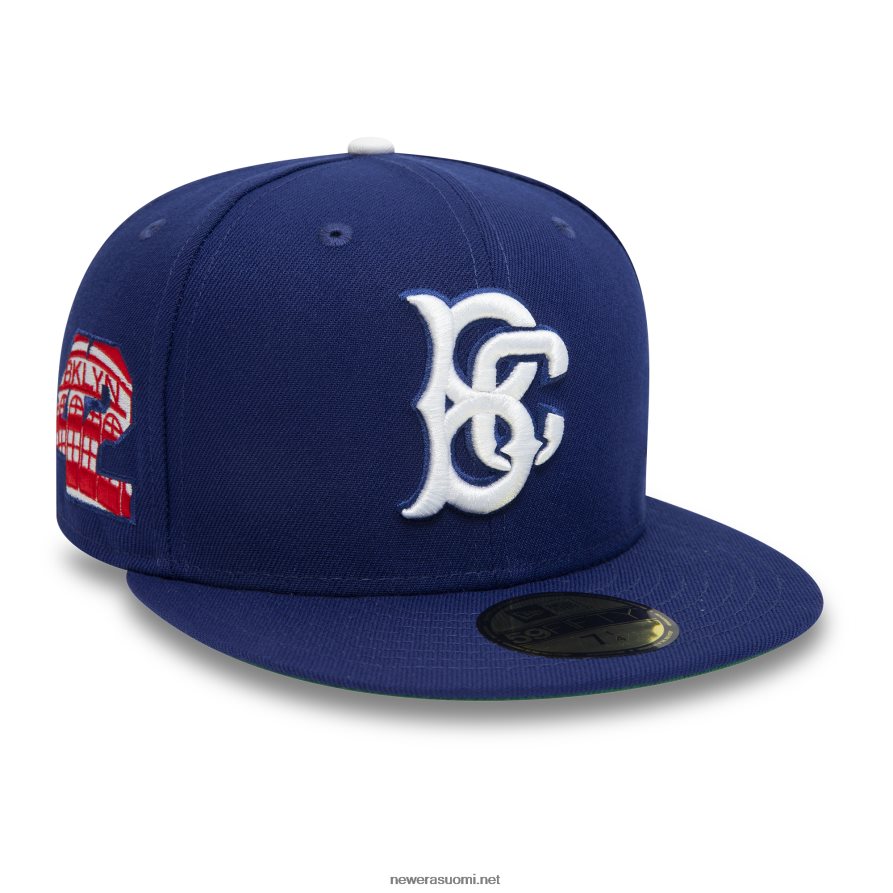 New Erabrooklyn cyclones milb tumma kuninkaallinen sininen 59fifty varustettu lippalakki4V266L1021