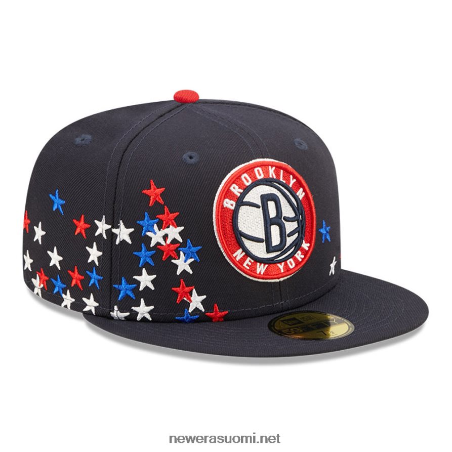 New Erabrooklyn nets nba americana navy 59fifty varustettu lippis4V266L729