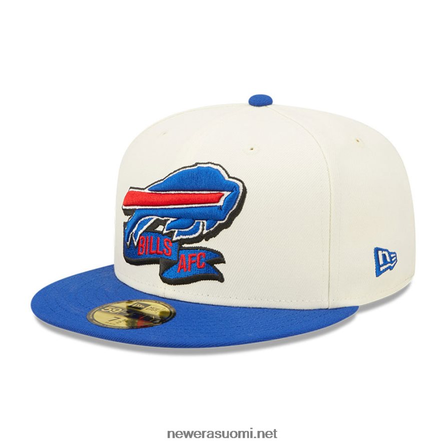 New Erabuffalo bills nfl sideline 2022 valkoinen 59fifty varustettu lippalakki4V266L1209