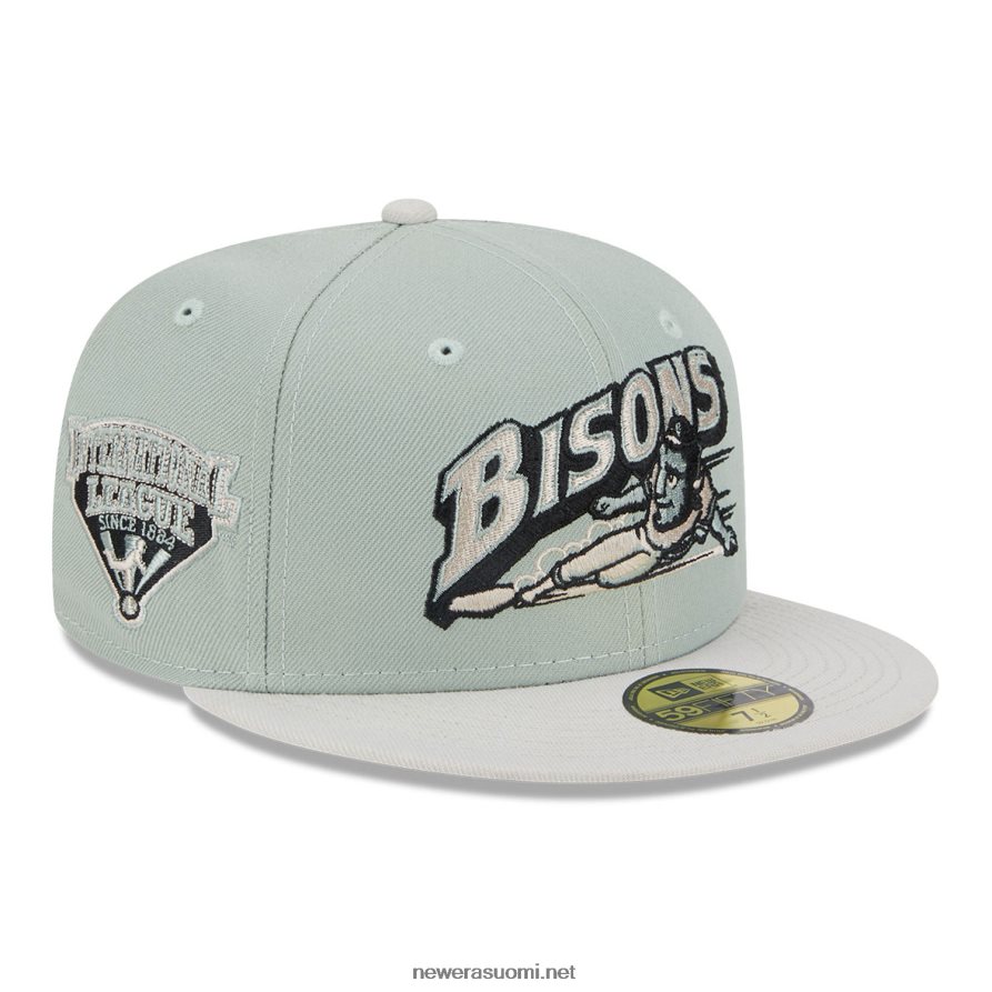 New Erabuffalo bisons hometown roots green 59fifty asennettu korkki4V266L562