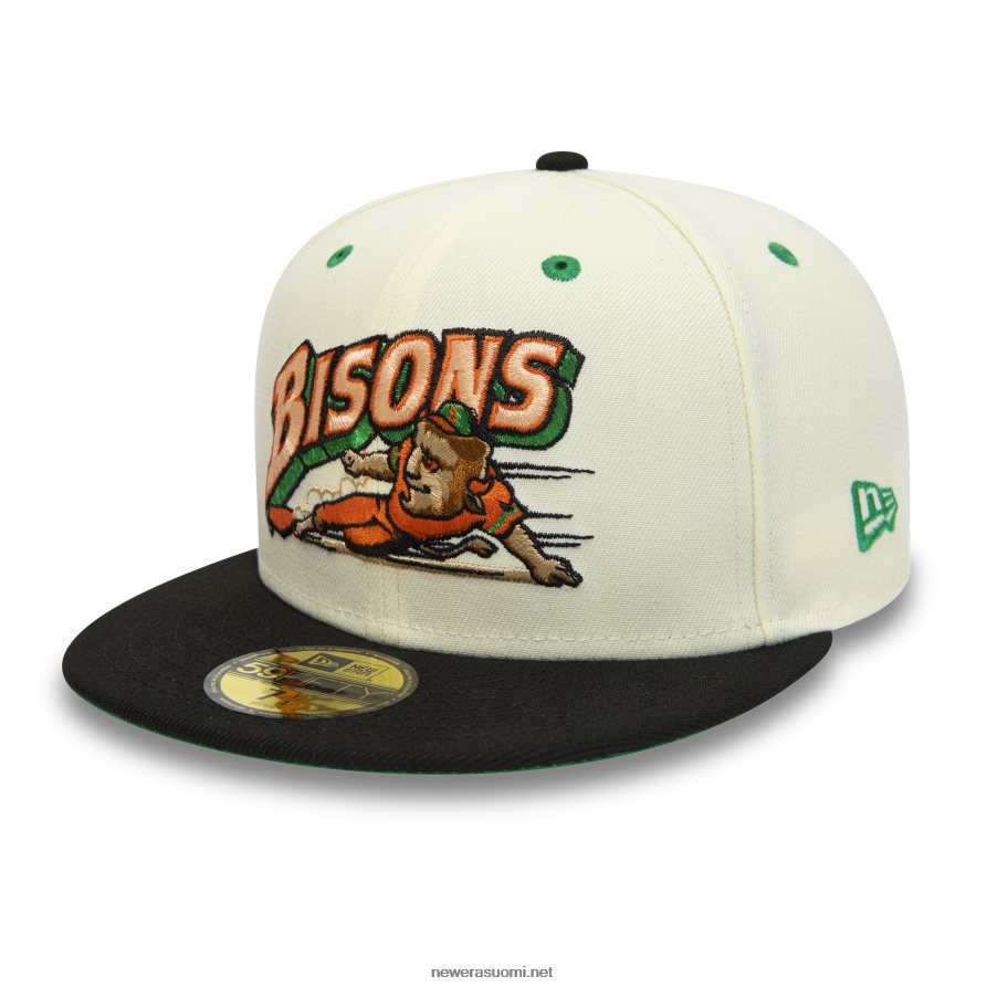 New Erabuffalo bisons milb kromivalkoinen 59fifty varustettu korkki4V266L482