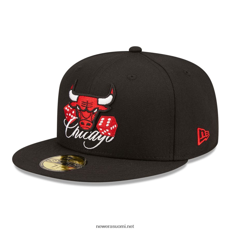 New Erachicago bulls roller musta 59fifty varustettu korkki4V266L1414