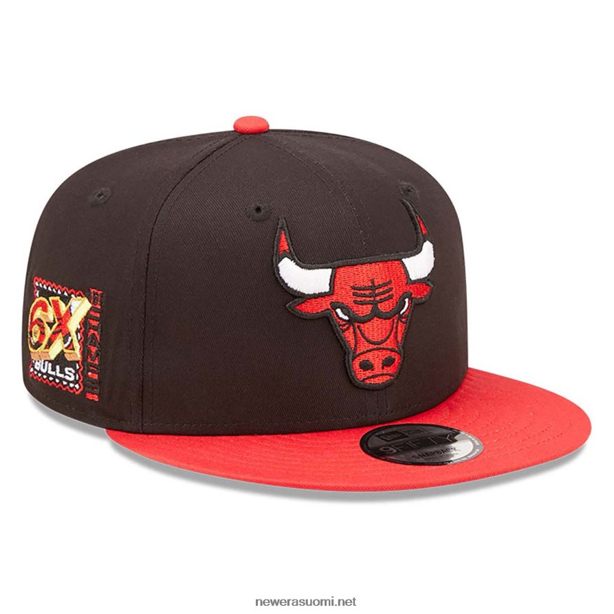 New Erachicago bulls team patch musta 9fifty snapback lippalakki4V266L2085