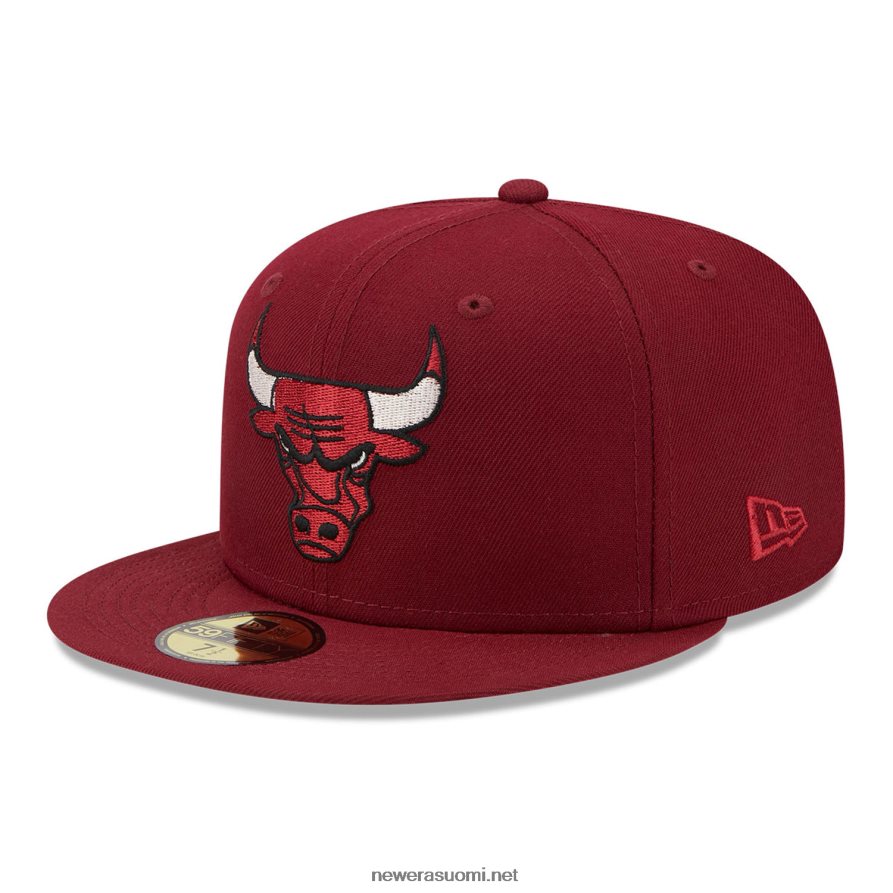 New Erachicago bulls twilight fantasia tummanpunainen 59fifty istuva lippis4V266L1120