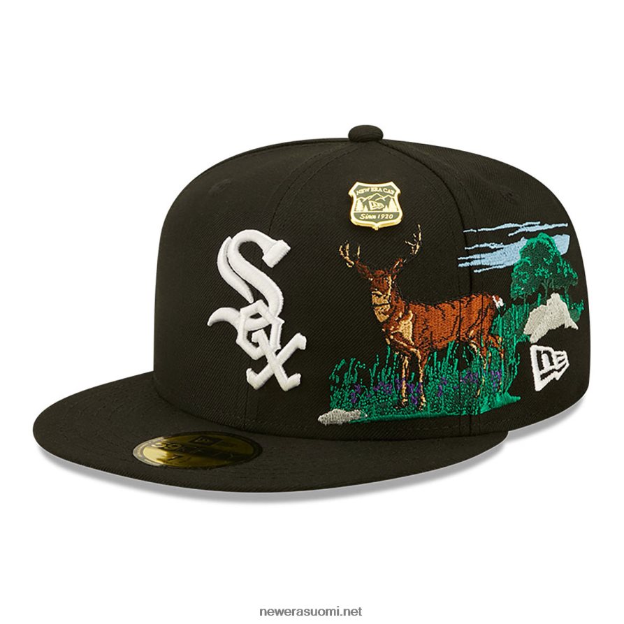 New Erachicago white sox State park musta 59fifty asennettu lippis4V266L159