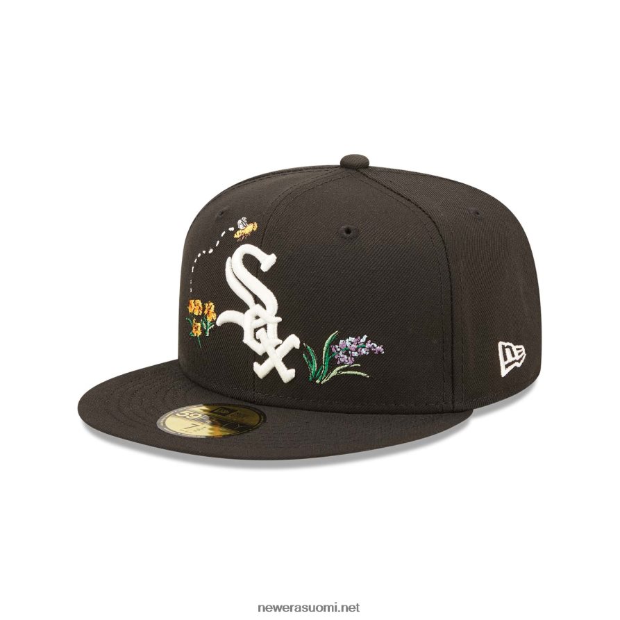 New Erachicago white sox akvarelli kukka musta 59fifty cap4V266L776