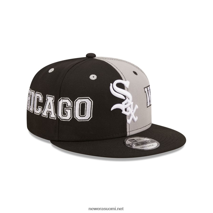 New Erachicago white sox teamsplit black 9fifty snapback cap4V266L1830