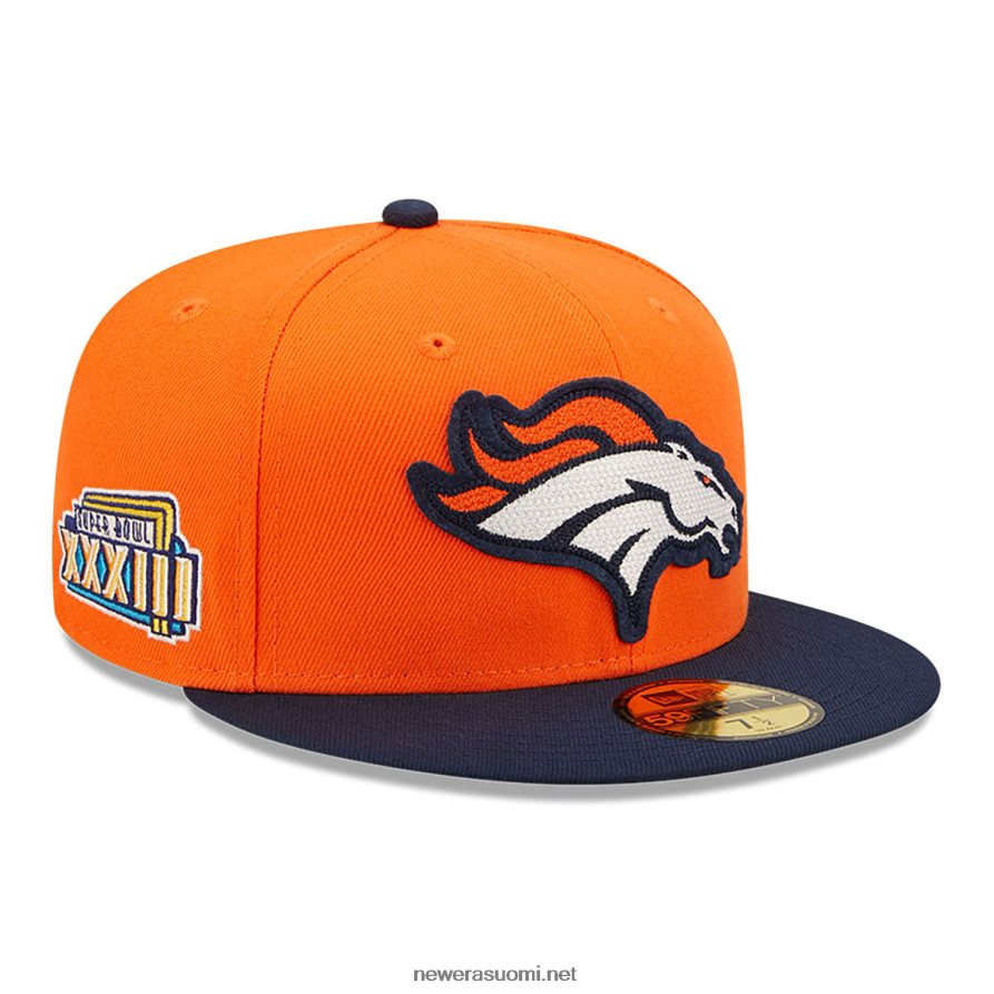 New Eradenver broncos ne letterman orange 59fifty varustettu lippalakki4V266L468