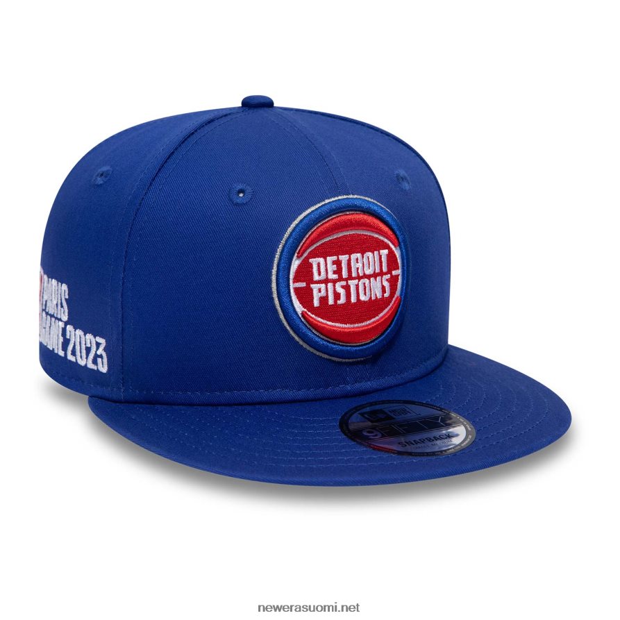 New Eradetroit pistons nba paris games sininen 9fifty snapback cap4V266L1854