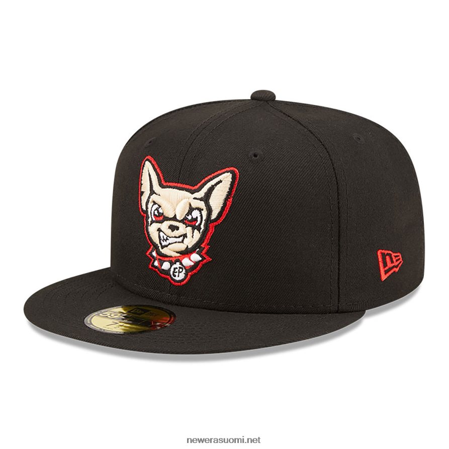 New Erael paso chihuahuas milb musta 59fifty varustettu lippalakki4V266L69