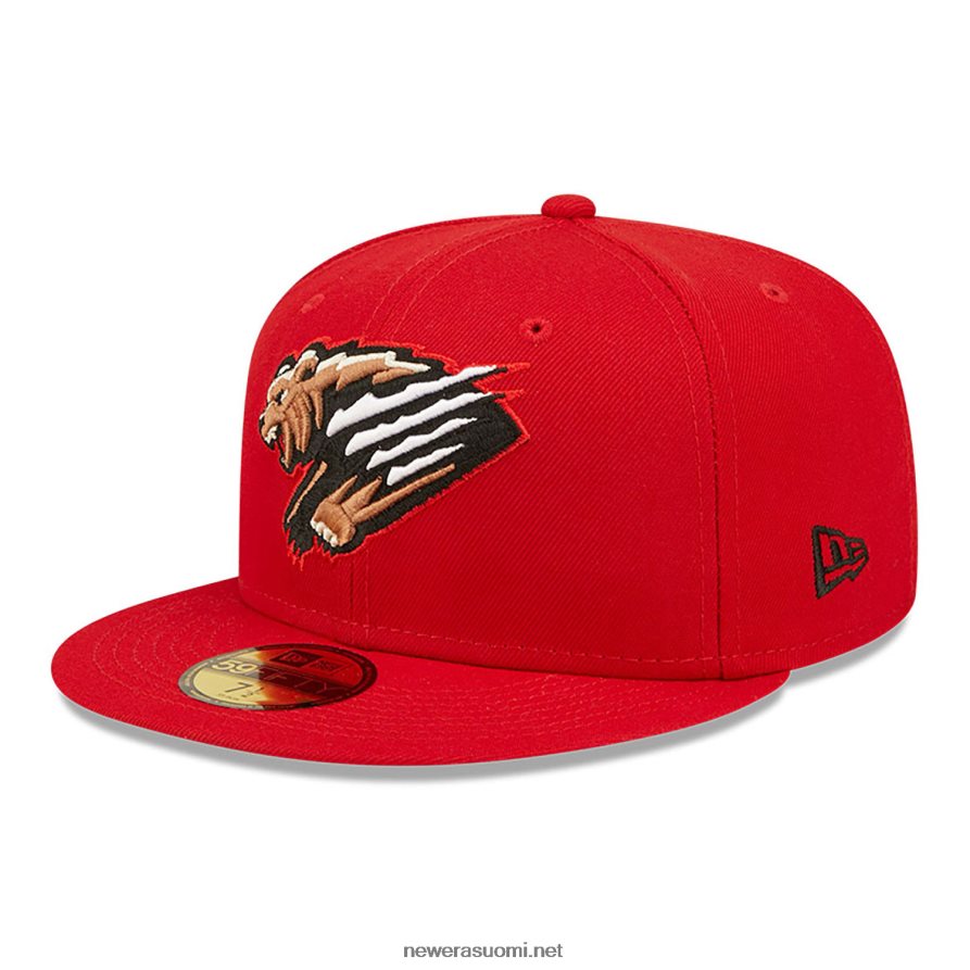 New Erafresno grizzlies milb red 59fifty varustettu lippalakki4V266L741