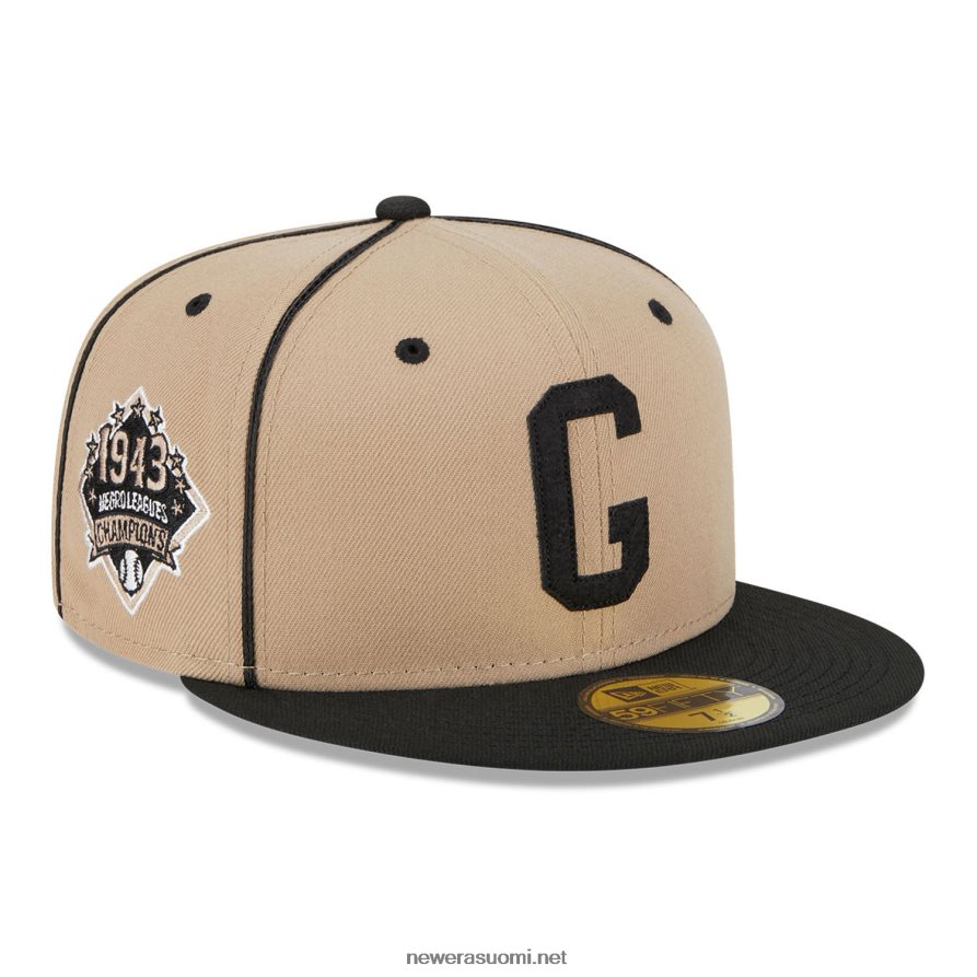 New Erahomestead grays negro League beige 59fifty asennettu lippis4V266L860