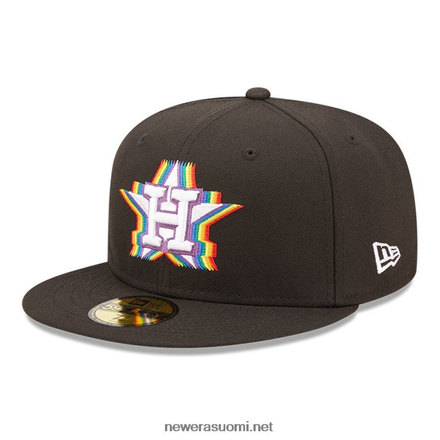 New Erahouston astros mlb prismaattinen musta 59fifty asennettu korkki4V266L789