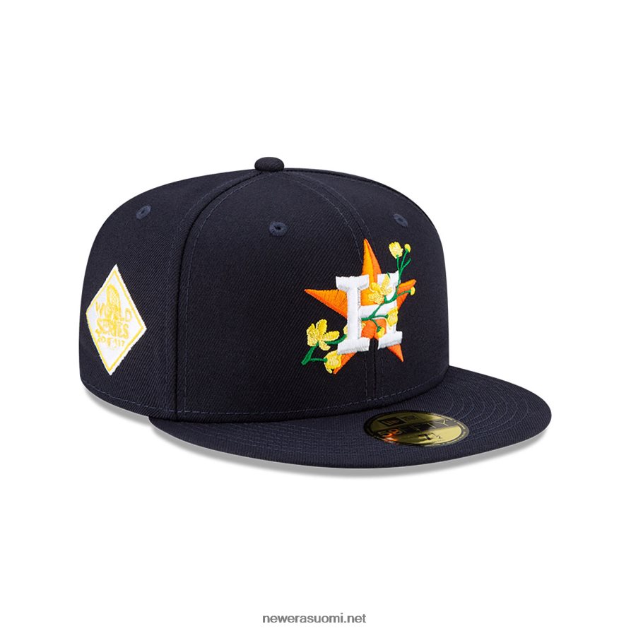 New Erahouston astros side patch bloom navy 59fifty fitted cap4V266L1258