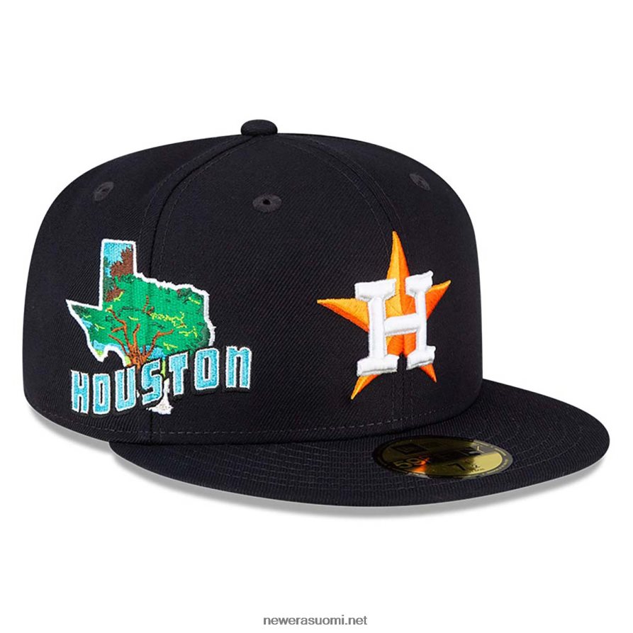 New Erahouston astros stateview navy 59fifty varustettu lippalakki4V266L569