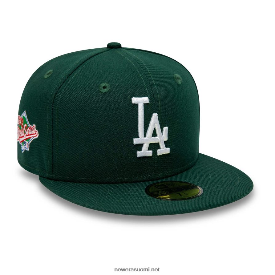 New Erala dodgers forest green 59fifty varustettu lippalakki4V266L1116