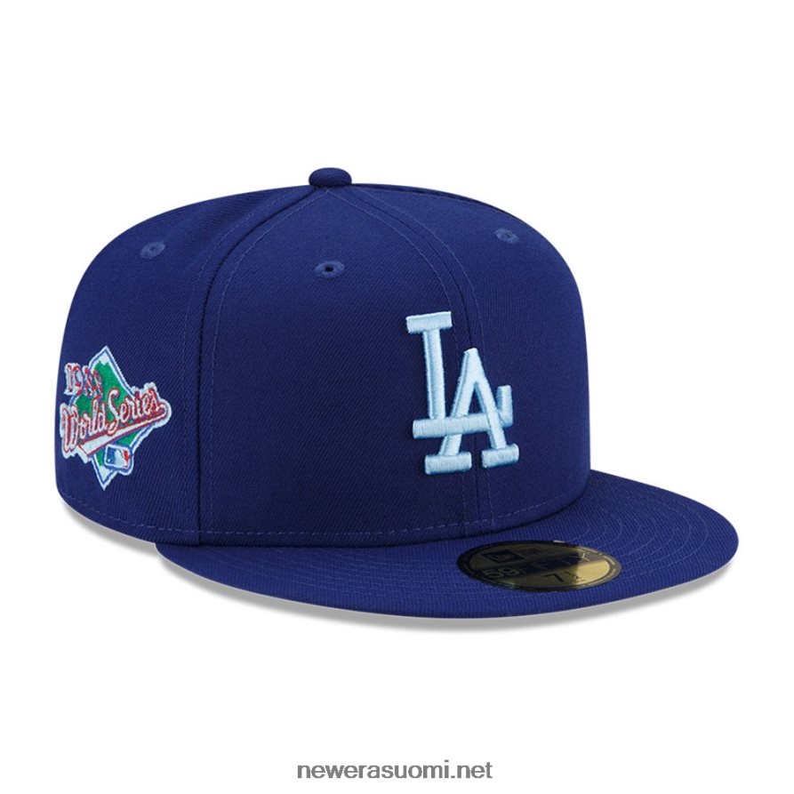 New Erala dodgers mlb pilvensininen 59fifty varustettu korkki4V266L1261