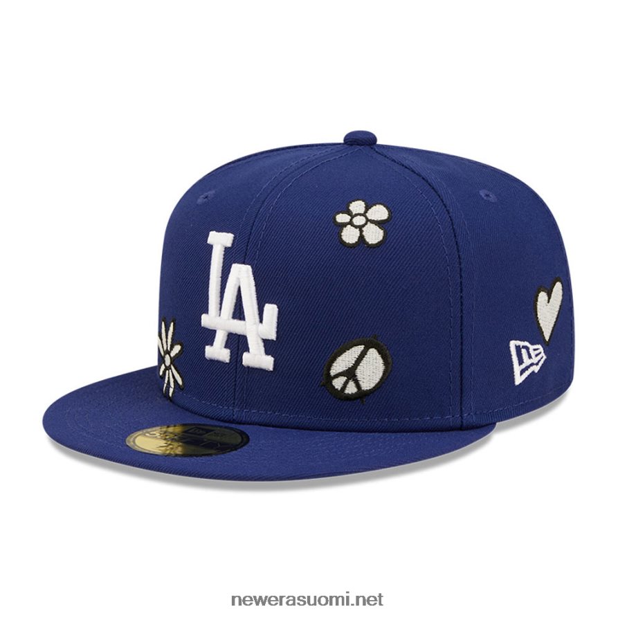 New Erala dodgers mlb sunlight pop tummansininen 59fifty cap4V266L1086