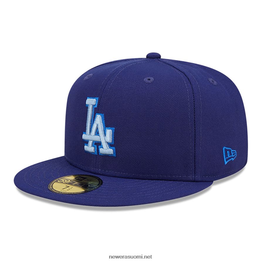 New Erala dodgers monocamo blue 59fifty varustettu lippalakki4V266L1412