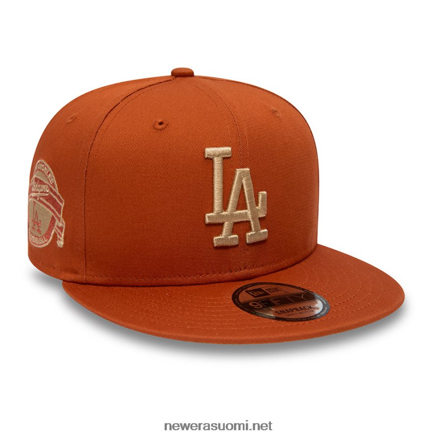 New Erala dodgers side patch keskiruskea 9fifty snapback lippalakki4V266L2113