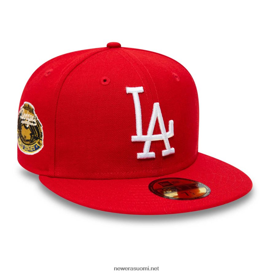 New Erala dodgers world series punainen 59fifty varustettu lippalakki4V266L201