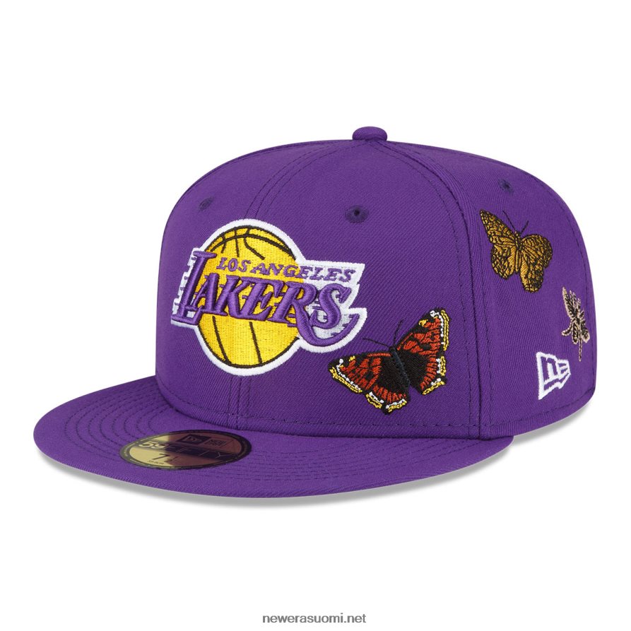 New Erala lakers huopa x nba purppura 59fifty varustettu lippalakki4V266L1055