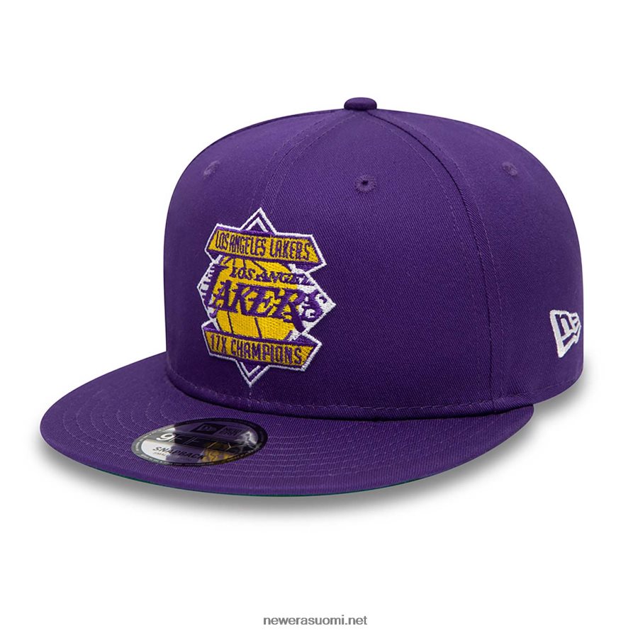 New Erala lakers vinoneliö patch purppura 9fifty snapback lippalakki4V266L1879