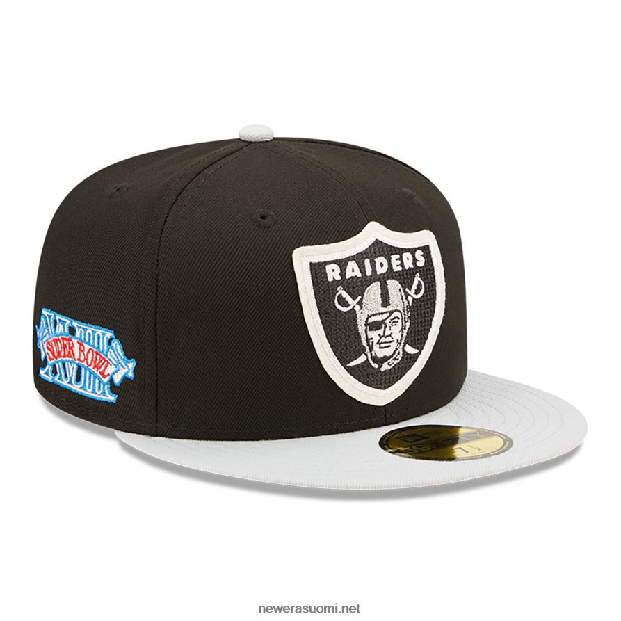 New Eralas vegas raiders ne letterman musta 59fifty varustettu lippalakki4V266L768