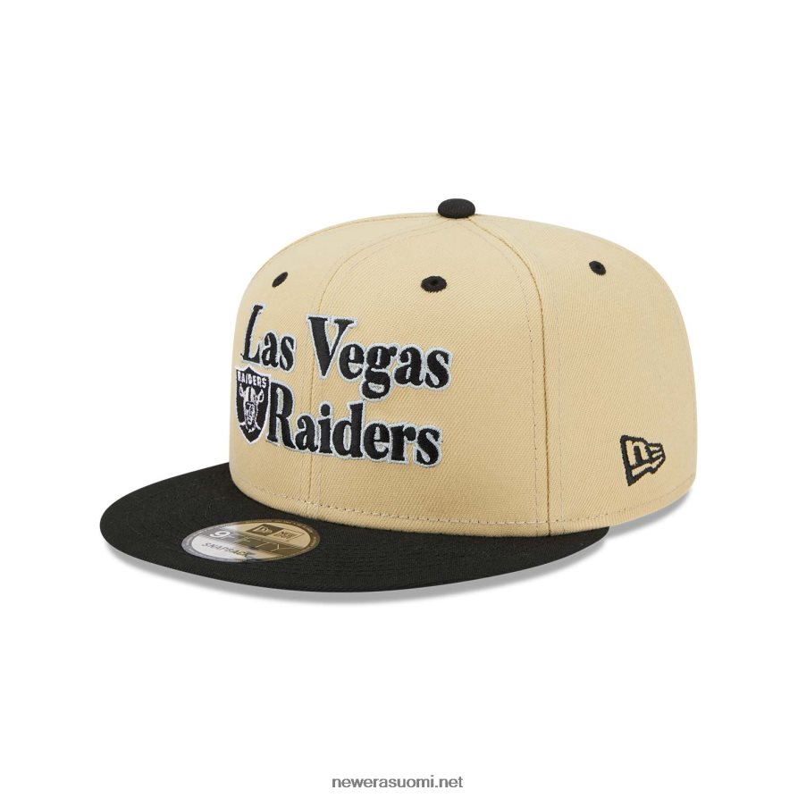 New Eralas vegas raiders nfl retro cream 9fifty snapback cap4V266L1995