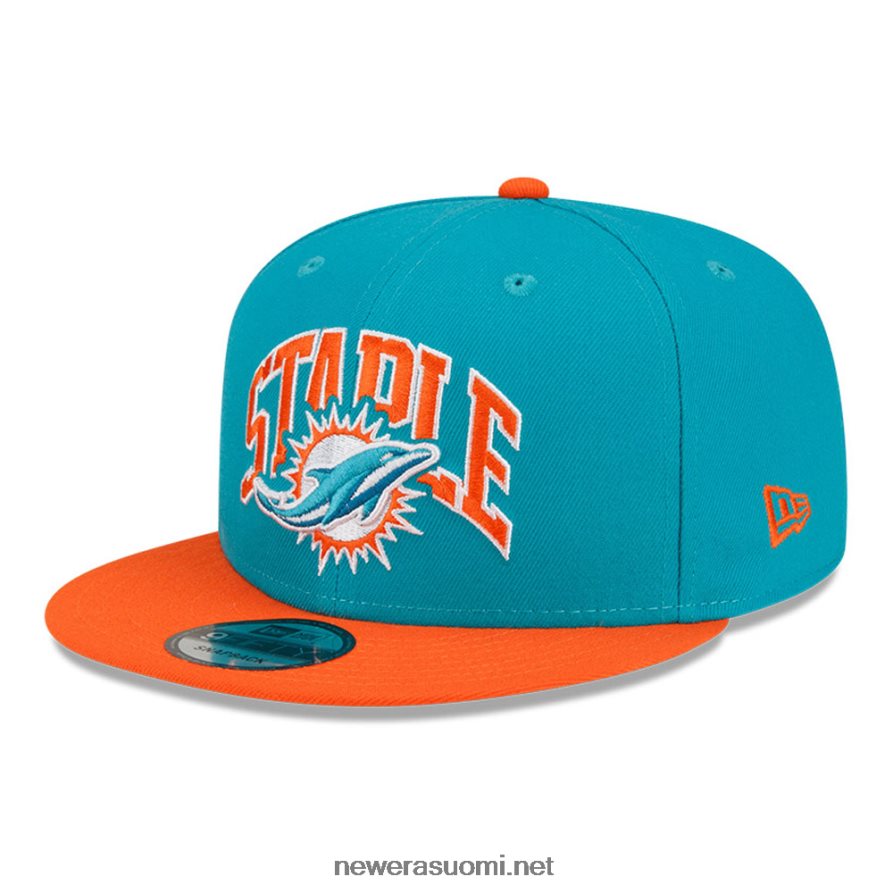 New Eramiami delfiinit x katkottua turkoosia 9fifty snapback -lippis4V266L1888