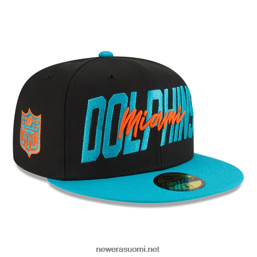 New Eramiami delphins nfl draft black 59fifty varustettu lippalakki4V266L121