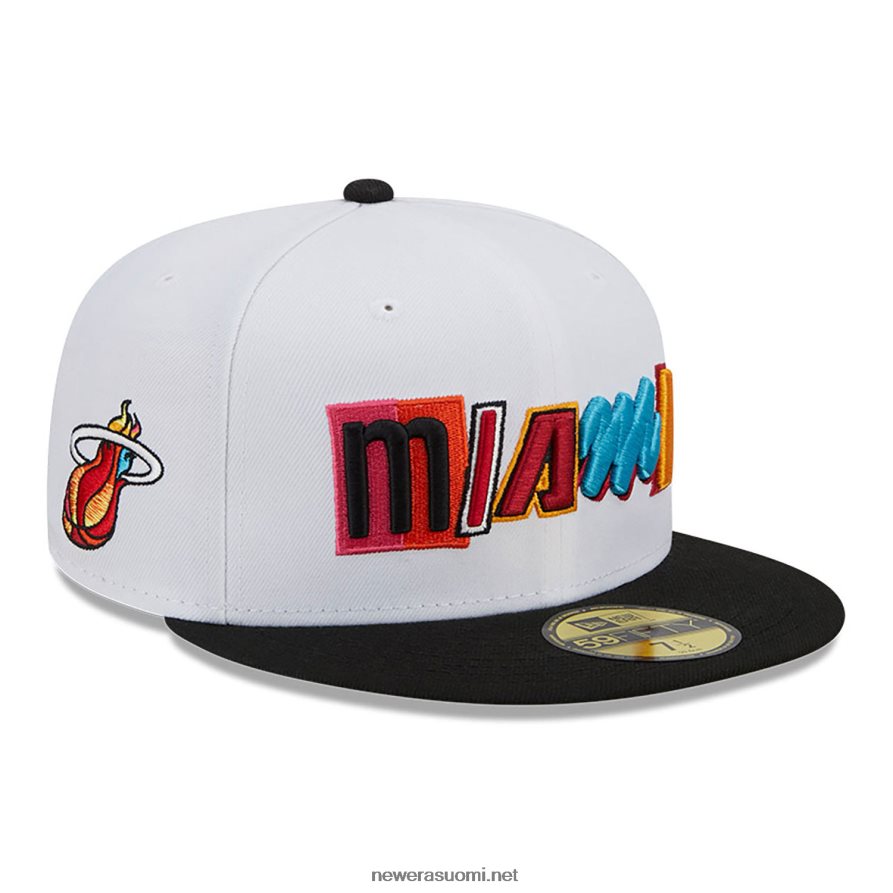 New Eramiami heat authentics city edition valkoinen 59fifty istuva lippalakki4V266L1001